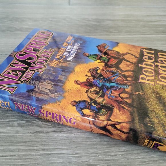 New Spring The Wheel of Time By Robert Jordan Hardcover 1st Edition 1st Printing - Picture 5 of 12